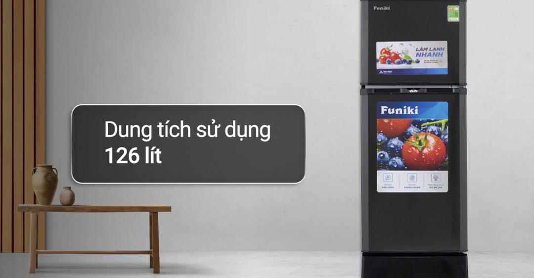 Tủ lạnh Funiki 126 lít HR T6126TDG