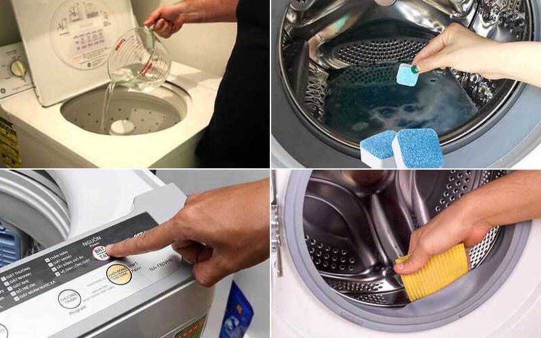 Cách vệ sinh máy giặt đúng cách tại nhà đơn giản