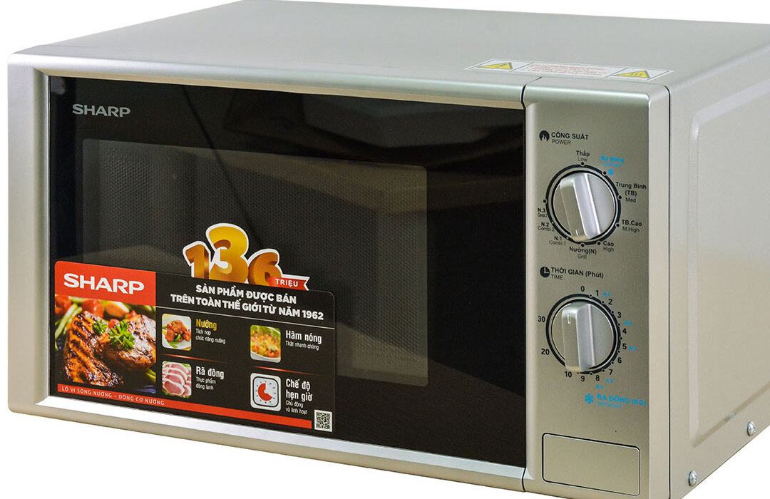 Lò vi sóng có nướng Sharp R-G222VN-S 20 lít