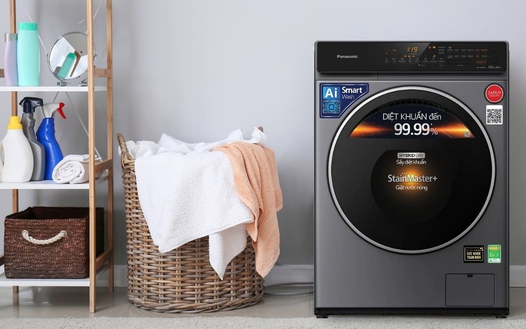 Máy giặt có sấy Panasonic Inverter 10 kg NA-S106FX1LV