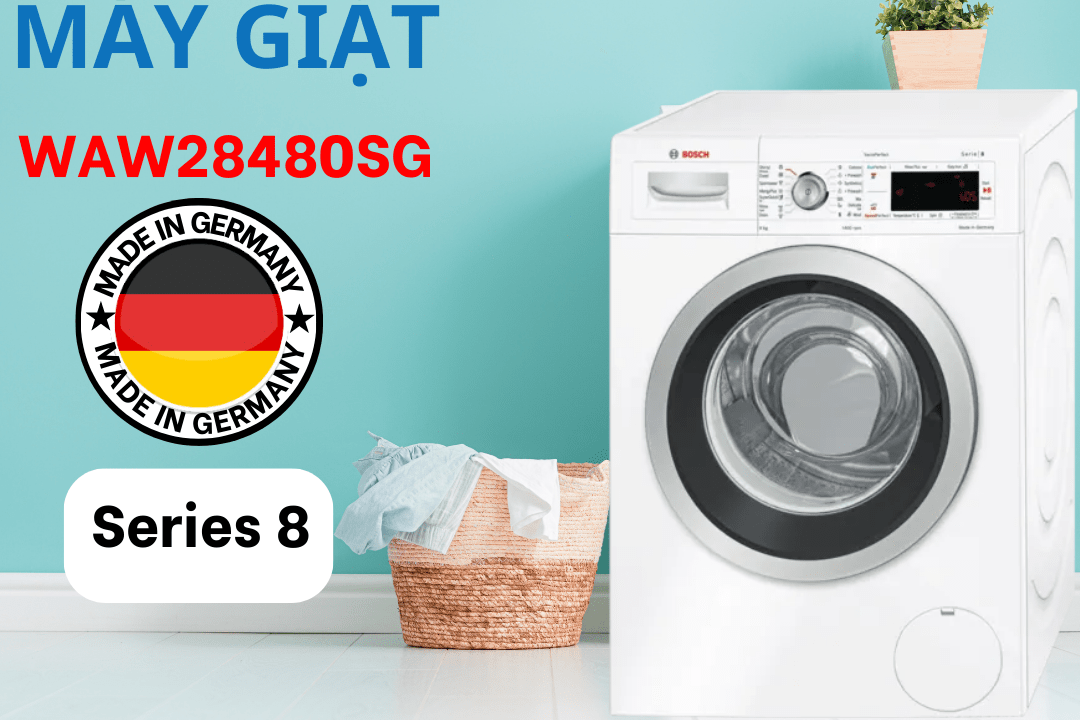 Máy giặt cửa trước Bosch WAW28480SG (9kg)