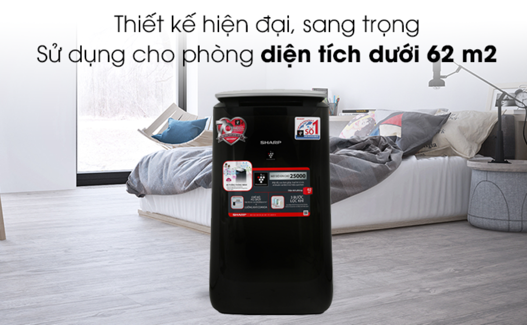 Máy lọc không khí Sharp FP-J80EV-H 48W