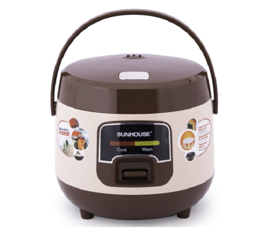Nồi cơm nắp gài Sunhouse 1.8 lít SHD8607W