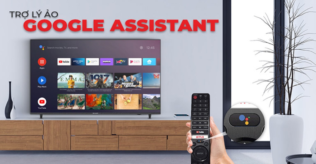 Android Tivi Sharp 4K 50 inch 4T-C50DJ3X