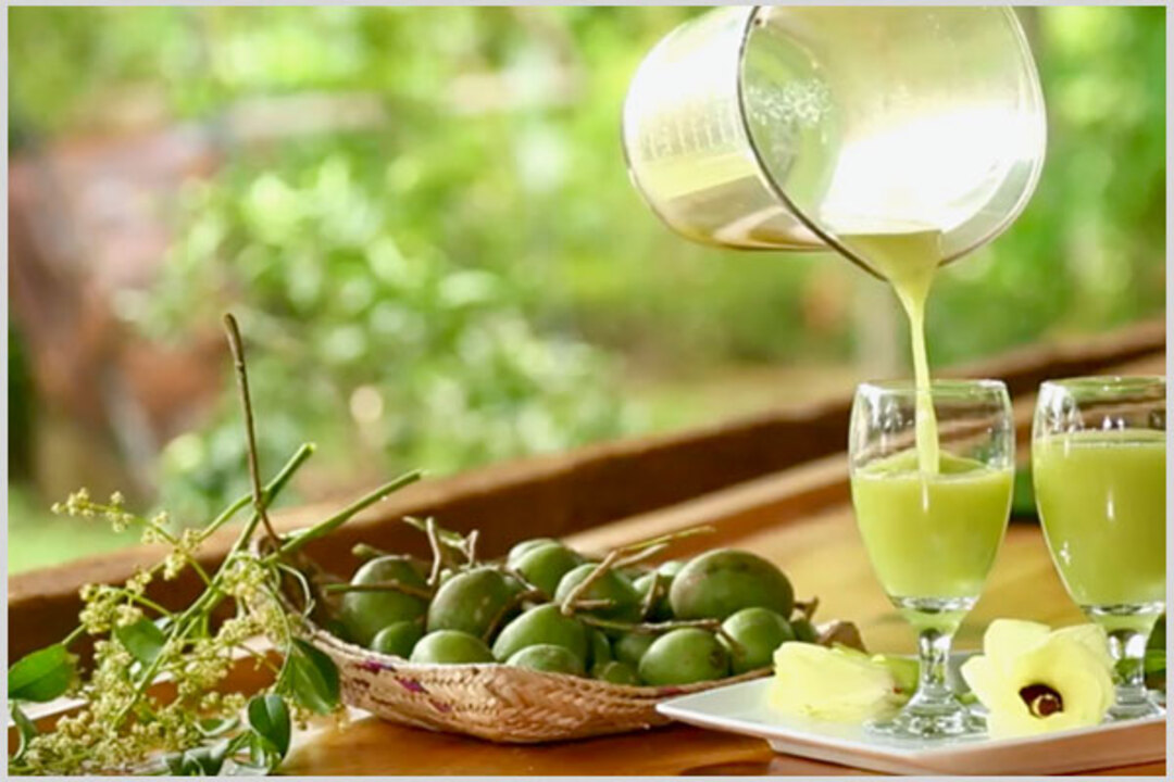 Các bước thực hiện nước ép cóc