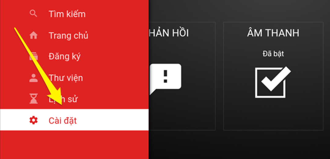 cách chặn kênh youtube trên tivi bước 2