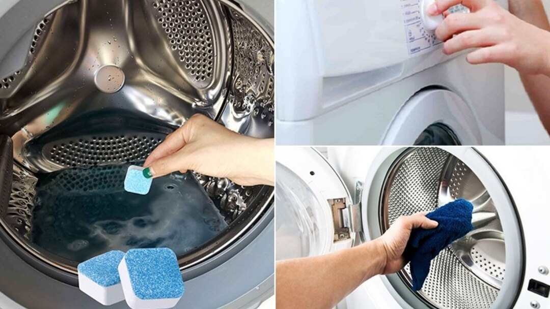 Thời điểm nên sử dụng viên vệ sinh máy giặt