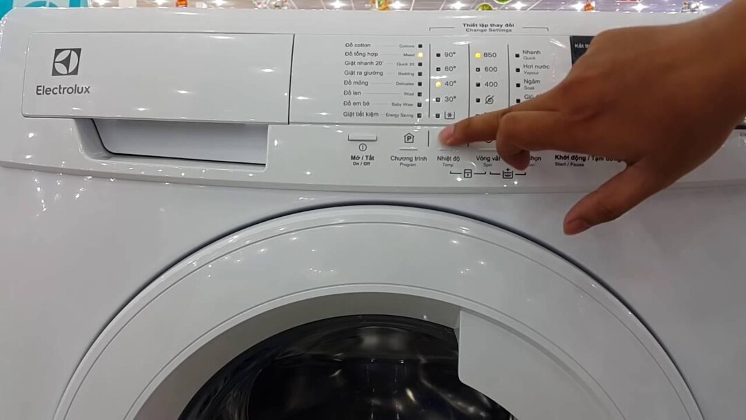 Cách sử dụng chức năng hẹn giờ trên máy giặt