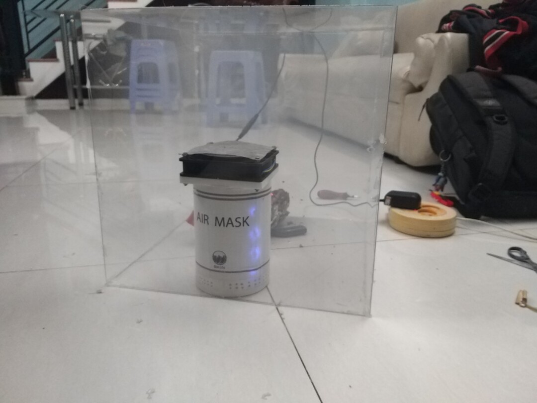 hướng dẫn tự chế máy lọc không khí