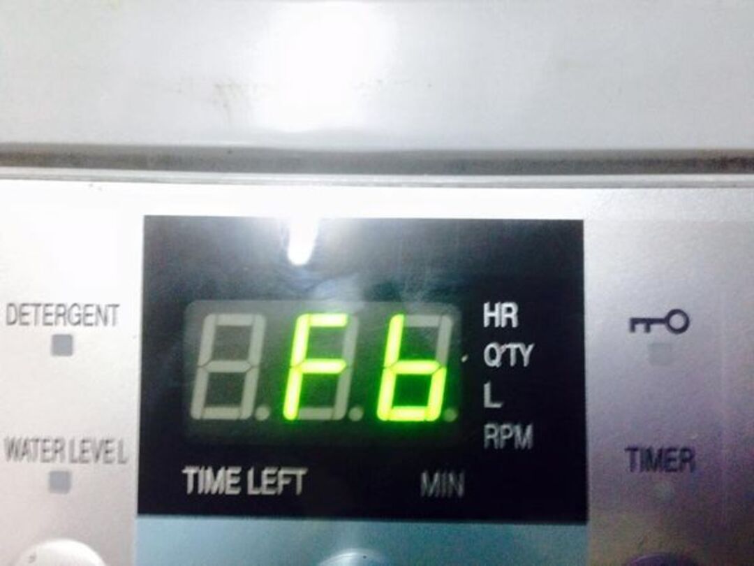 Lỗi F6 máy giặt Hitachi là gì
