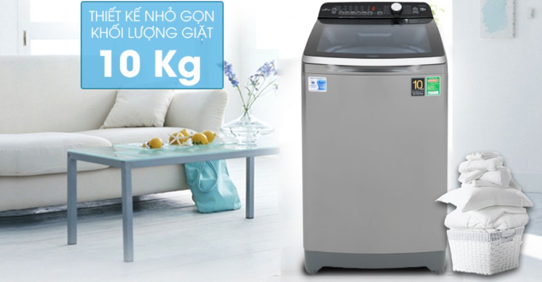 Máy giặt Aqua Inverter 10 Kg AQW-DR100ET S