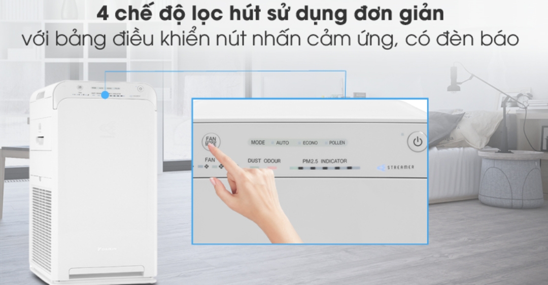 Máy lọc không khí Daikin MC40UVM6 23W