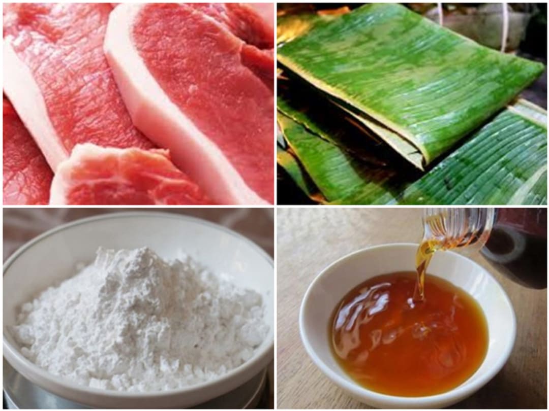 Nguyên liệu làm giò chả