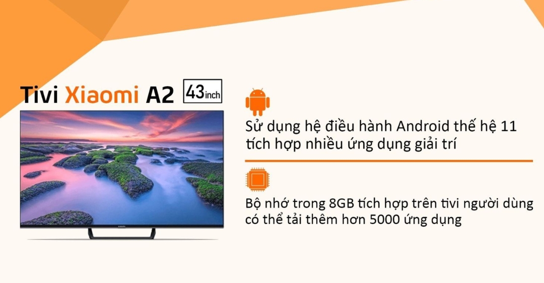 Smart Tivi Xiaomi A2 43 inch