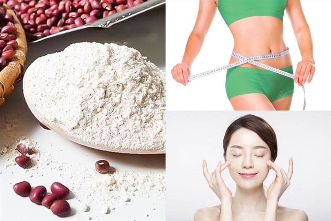Tác dụng của bột đậu đỏ với làm đẹp và sức khỏe