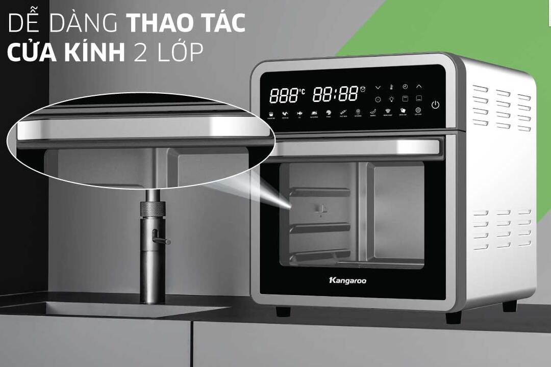 Lò chiên không dầu Kangaroo KG15AF1A 15 lít