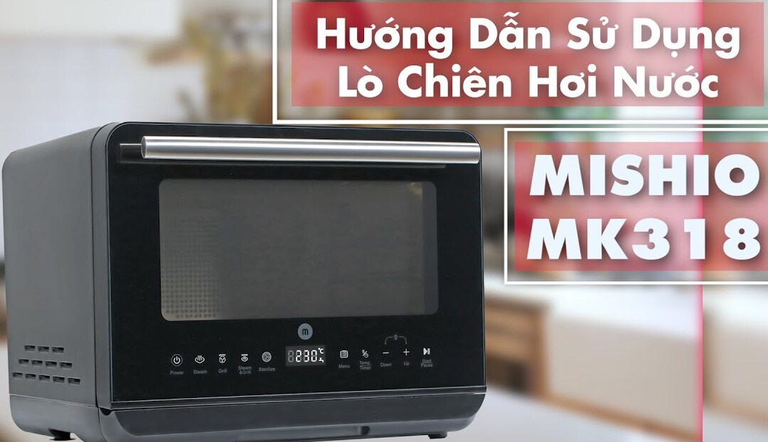 Lò chiên không dầu hơi nước Mishio MK-318 20 lít