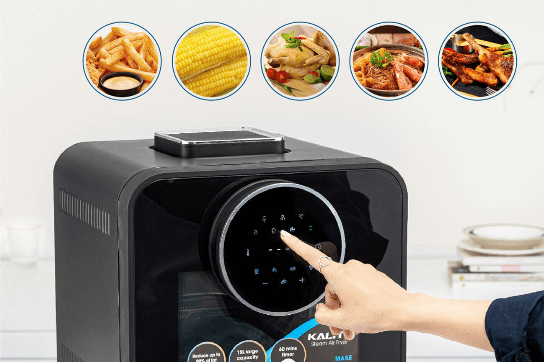 Lò chiên không dầu kết hợp hấp Kalite STEAM STAR 15 lít