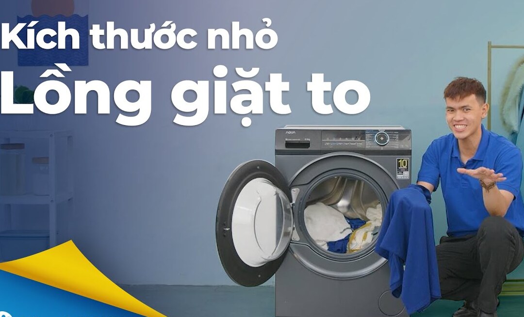 Máy giặt Aqua Inverter 9.5 kg AQD A952J BK