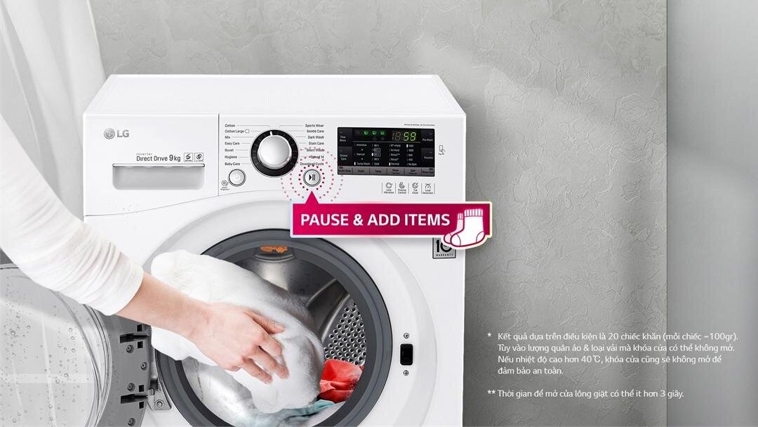 Máy giặt lồng ngang LG FC1475N5W2