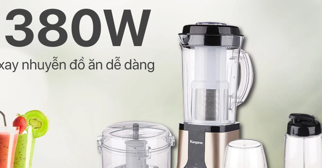 Máy xay sinh tố đa năng 4 cối Kangaroo KG4B3