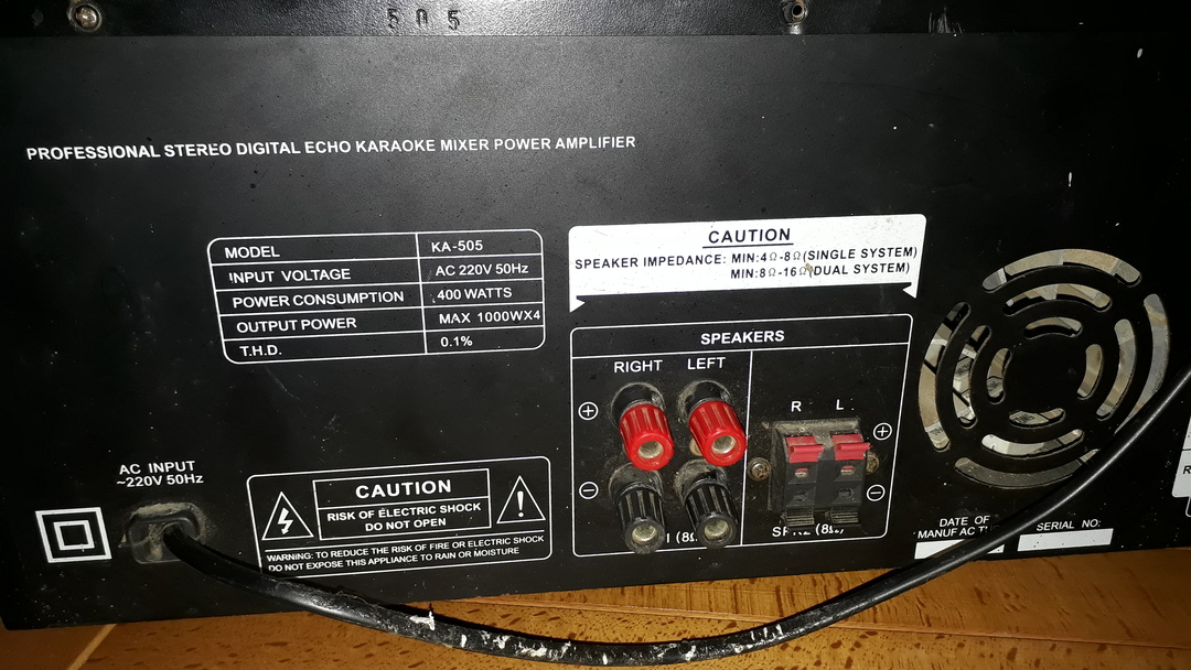 Cách kết nối amply karaoke Kentech