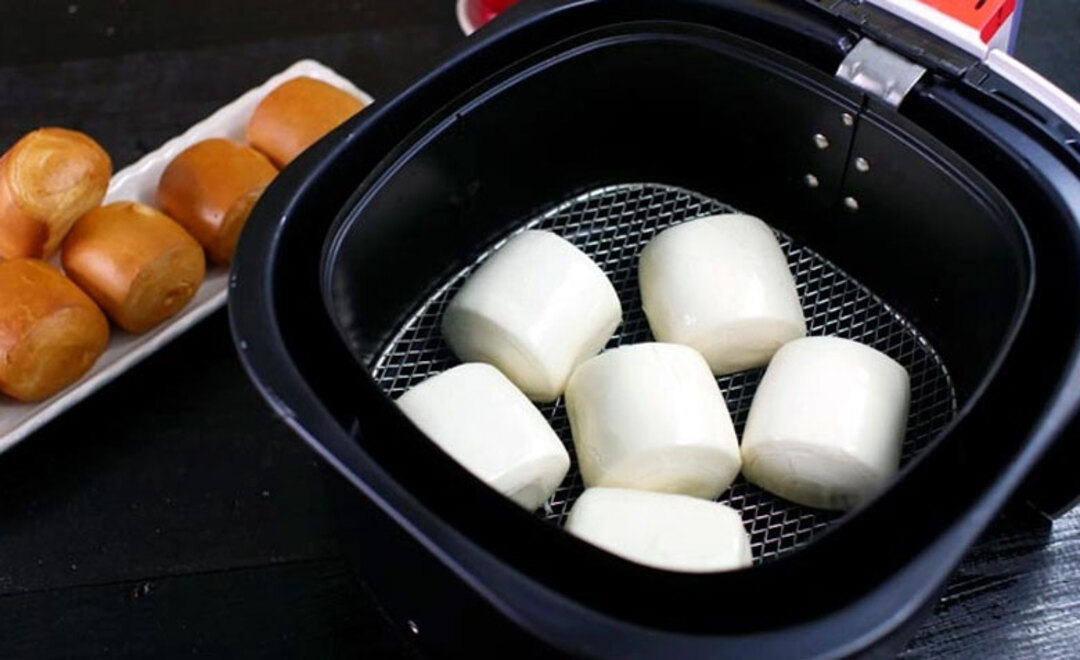 Cách chiên bánh bao bằng nồi chiên không dầu