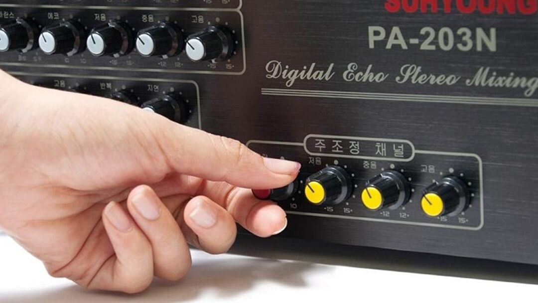 Cách chỉnh âm bass trên amply