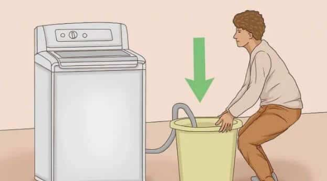 Cách xả hết nước trong máy giặt lồng đứng bước 3