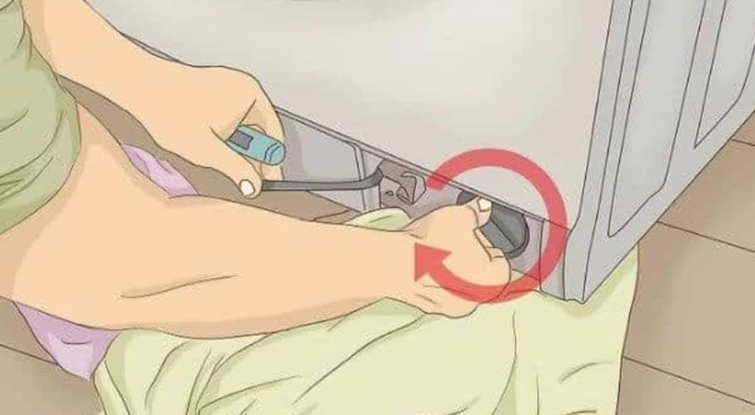 Cách xả hết nước trong máy giặt lồng ngang bước 3