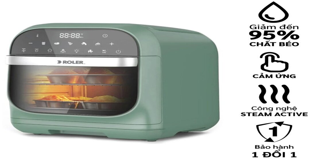 5. Nồi Chiên Không Dầu Roler RA-3121A STEAM