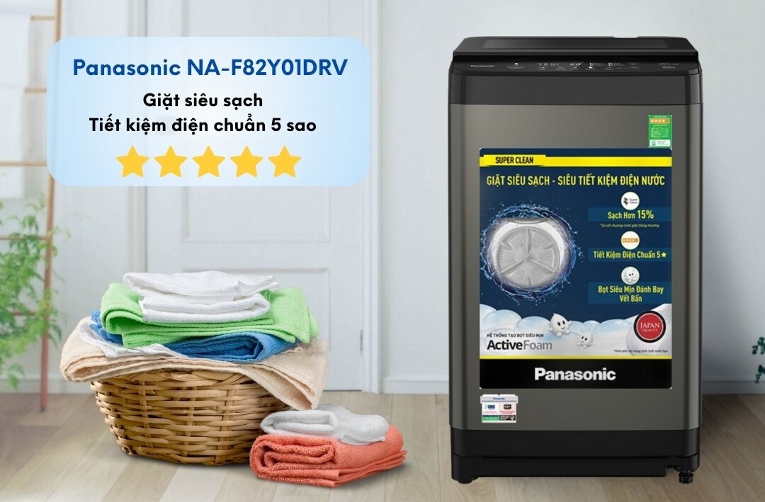 Máy giặt Panasonic 8.2 kg NA-F82Y01DRV