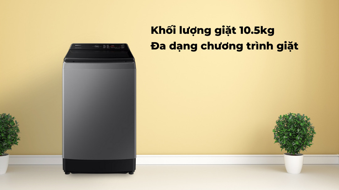 Máy giặt Samsung Ecobubble Inverter 10.5 kg WA10CG5745BDSV