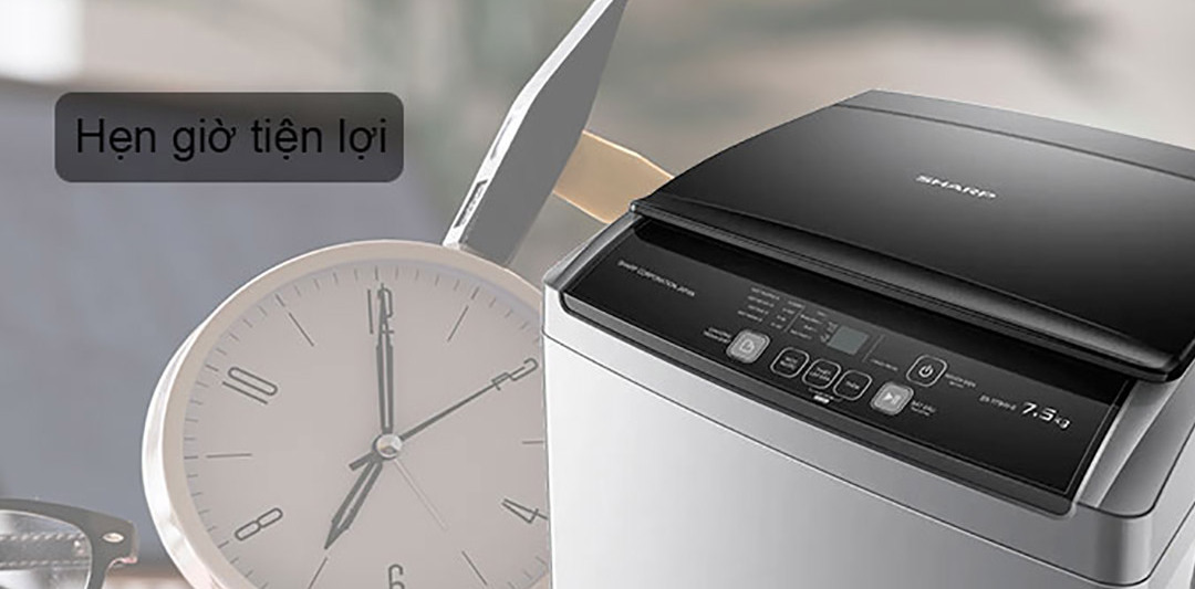 Máy giặt Sharp 7.5 Kg ES-Y75HV-S