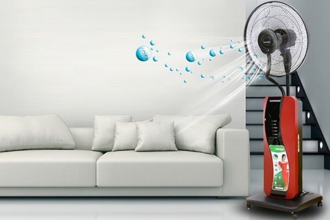 Cách dùng chức năng đuổi muỗi của quạt phun sương