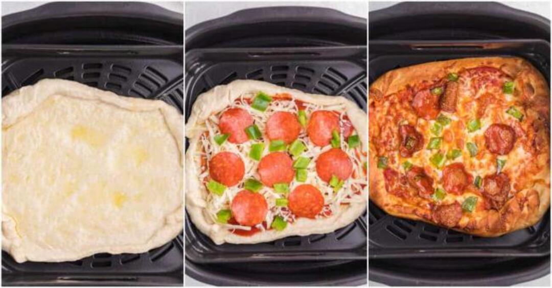 Cách làm bánh pizza bằng nồi chiên không dầu