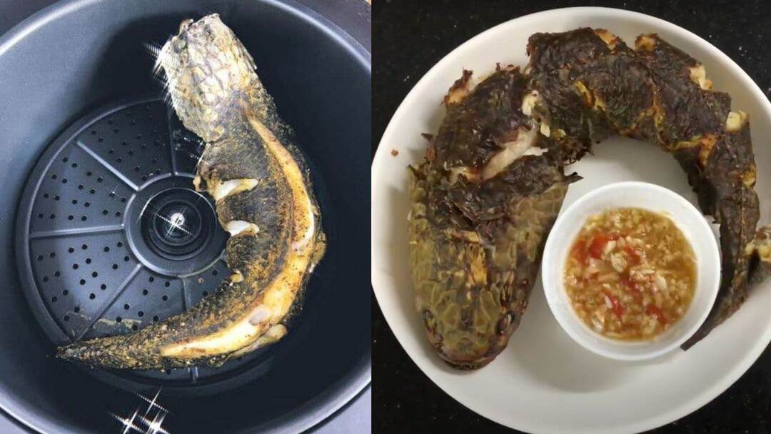 Cách làm cá quả nướng bằng nồi chiên không dầu