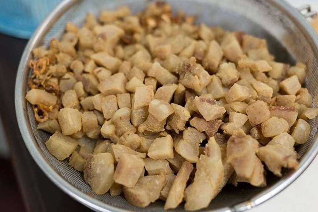 Nguyên liệu làm tóp mỡ