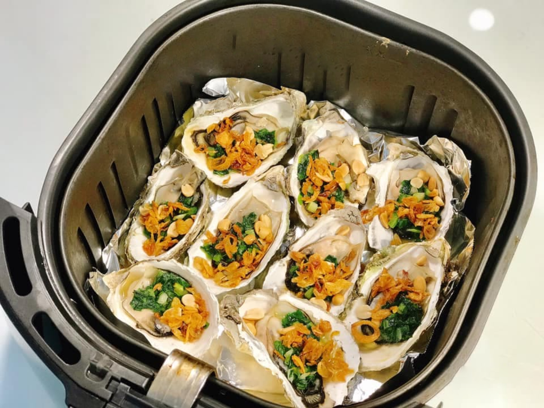 Cách nướng hàu bằng nồi chiên không dầu