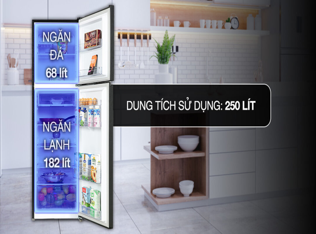Tủ lạnh Beko Inverter 250 lít RDNT271I50VHFSU