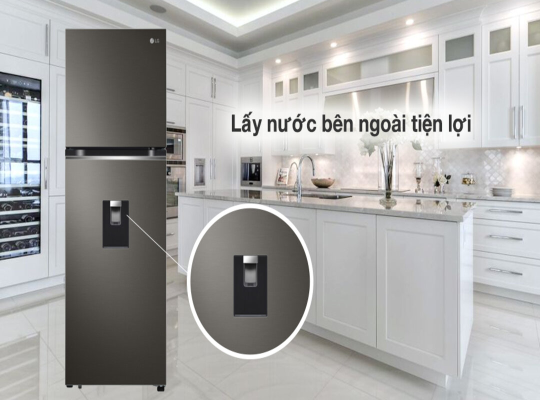 Tủ lạnh LG Inverter 264 Lít GV-D262BL
