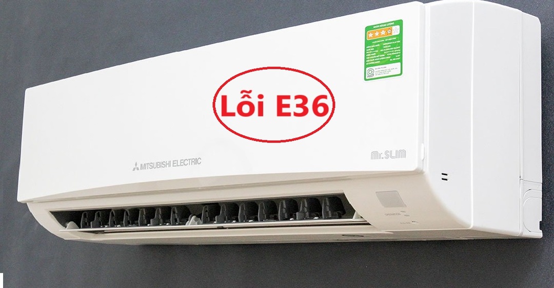 máy lạnh Mitsubishi báo lỗi E36