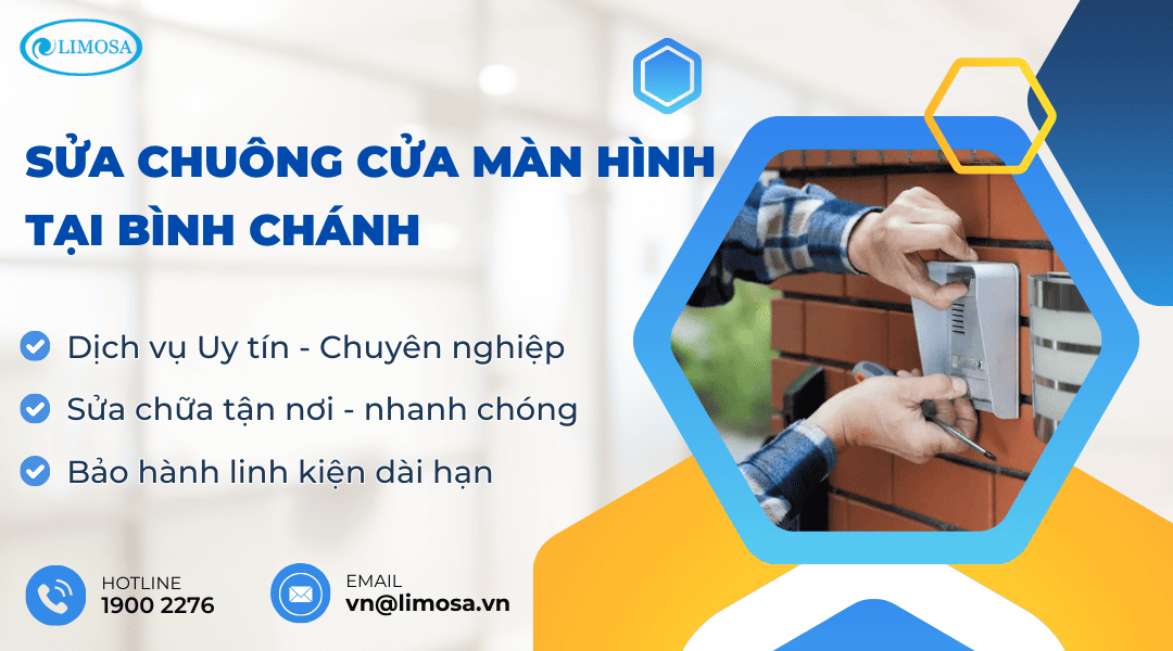 Sửa chuông cửa màn hình tại Bình Chánh