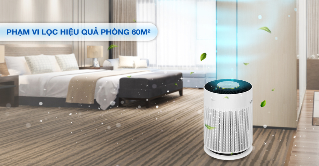 1-Máy lọc không khí LG PuriCare 360 Hit AS60GHWG0 41W
