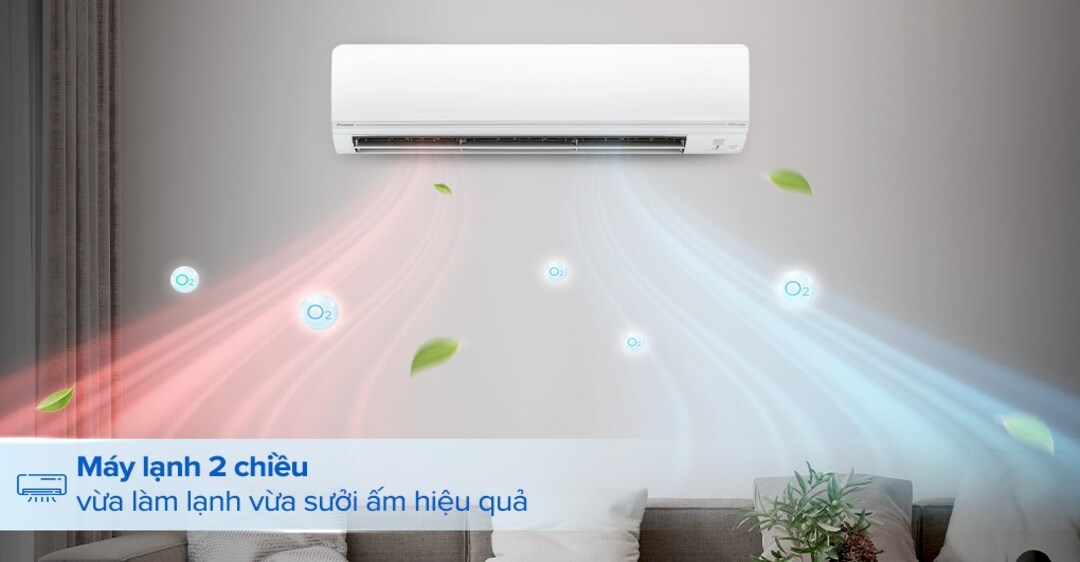 10. Máy lạnh 2 chiều Daikin Inverter 2 HP FTHF50VAVMV
