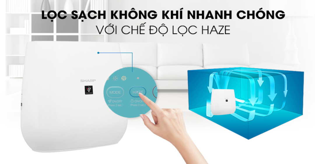 3-Máy lọc không khí Sharp FP-J30E-A 50W