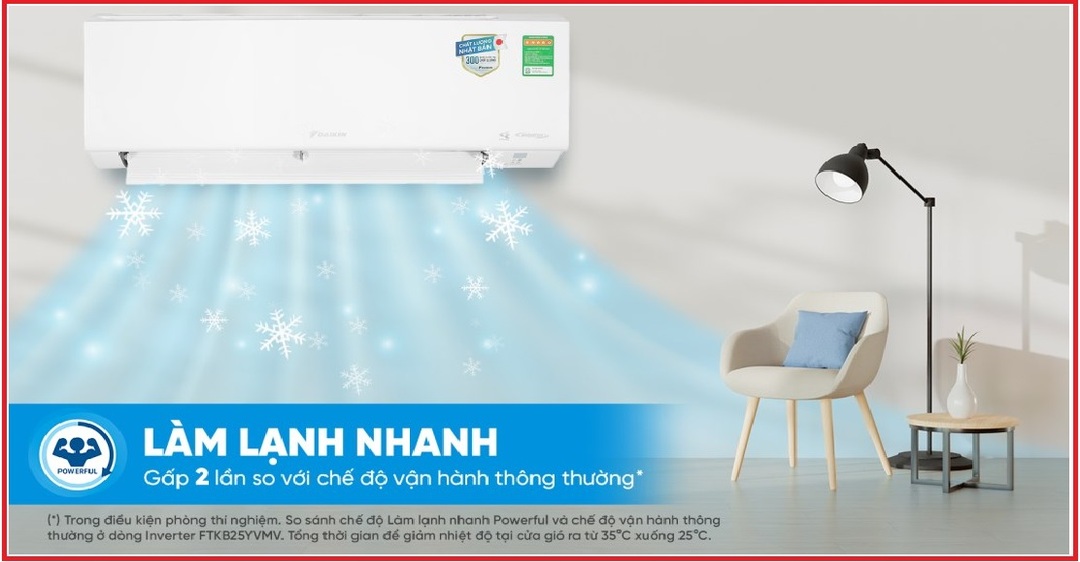 8-4. Máy lạnh Daikin Inverter 2 HP FTKF50YVMV