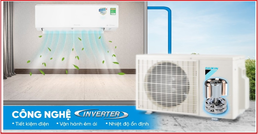8-5. Máy lạnh Daikin Inverter 2.5 HP FTKF60YVMV