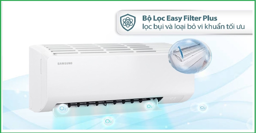 9- 2. Máy lạnh Samsung Inverter 1 HP AR10DYHZAWKNSV