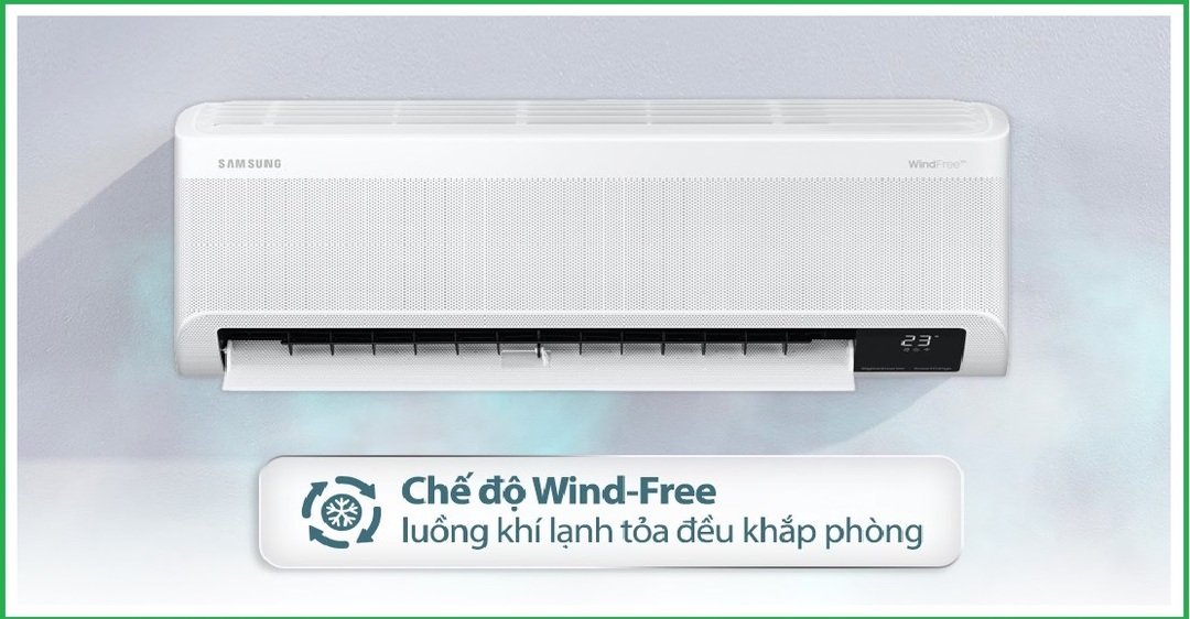 9-3. Máy lạnh Samsung Wind-Free Inverter 1.5 HP AR13CYFAAWKNSV